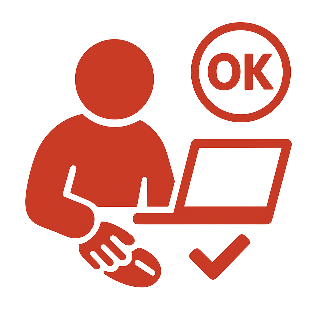 パソコンが苦手でもOK